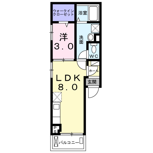 トゥッティ　桜木の間取り