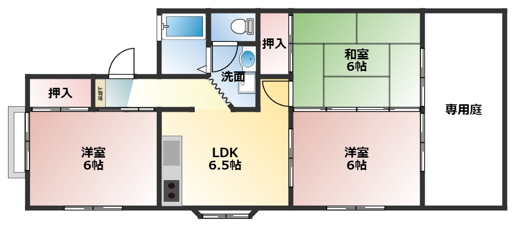 クレスト古江の間取り