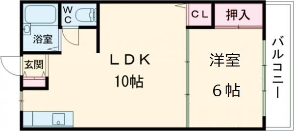 三吉マンションの間取り