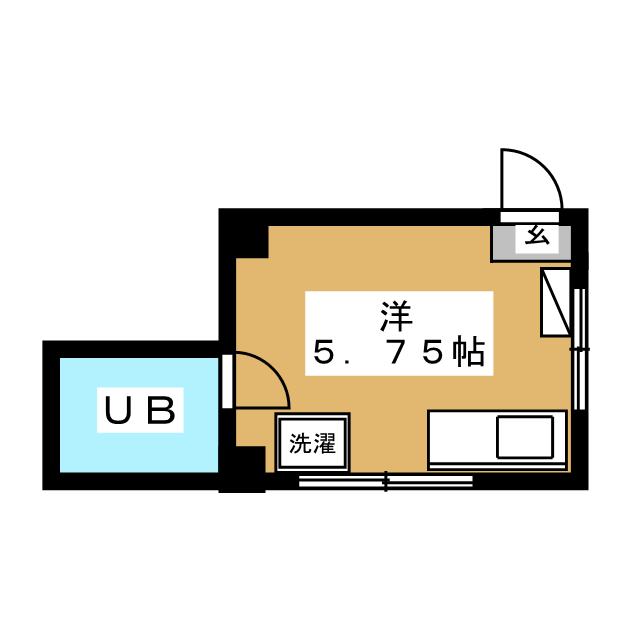 ヒロタマンション大倉山の間取り