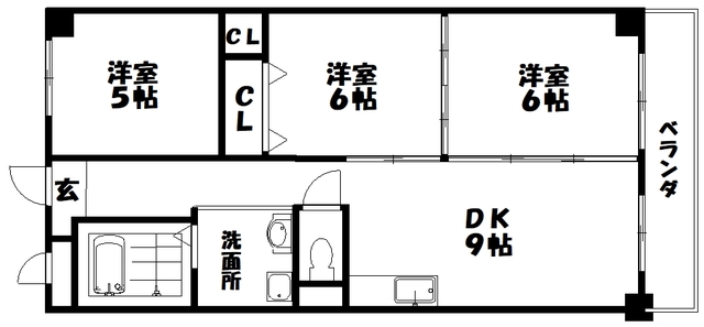 グリーンパークくずはの間取り