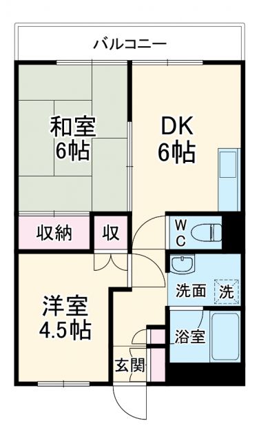 サンテラス内田の間取り