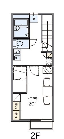 豊田市新町のアパートの間取り