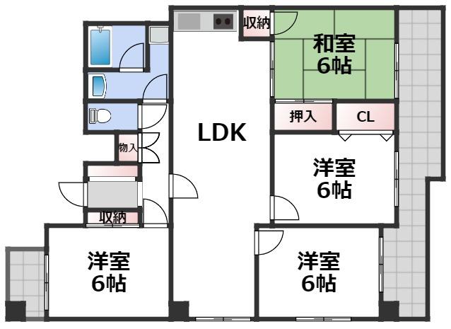 ライフステージヨシダの間取り