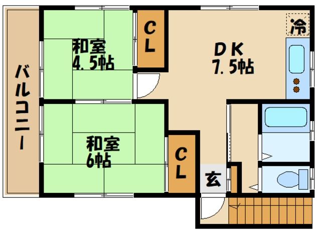 鈴木アパートの間取り