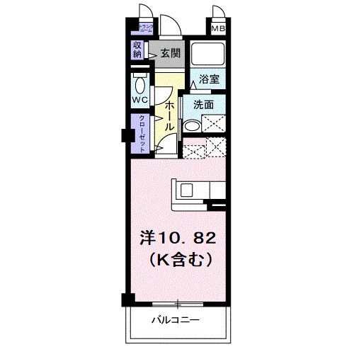 足柄上郡開成町吉田島のマンションの間取り