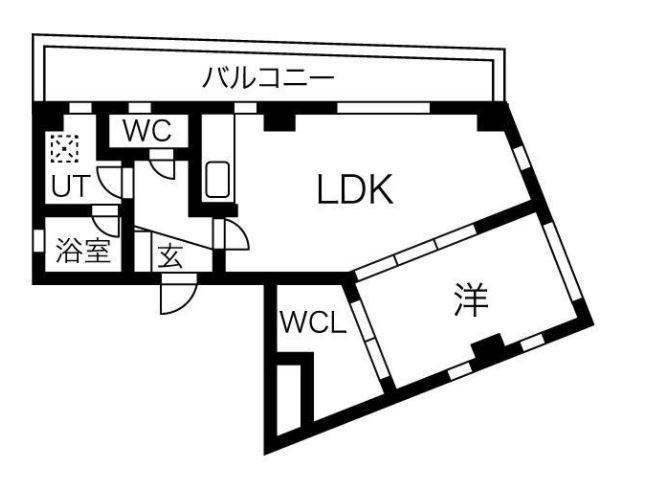 白山ＨＤＣフラットの間取り