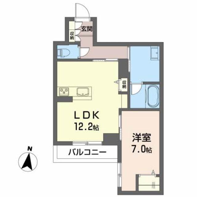 ベレオ・花京院の間取り