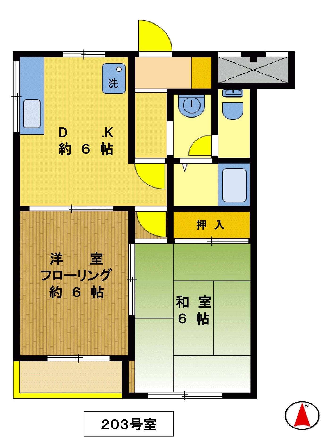 ブロワタナカの間取り