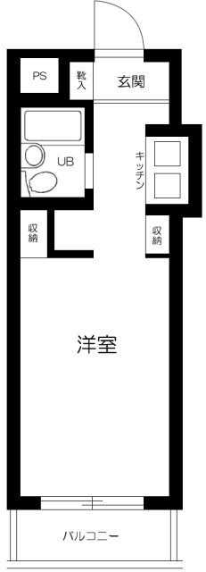 大田区南蒲田のマンションの間取り