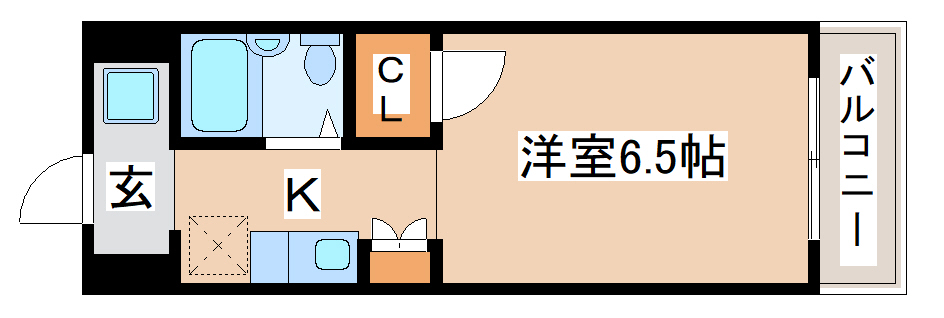 ファミール離宮南館の間取り