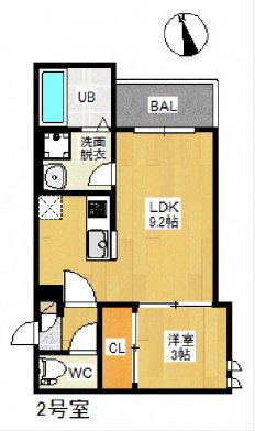 Regalest LArc UJINA-MIYUKI Iの間取り