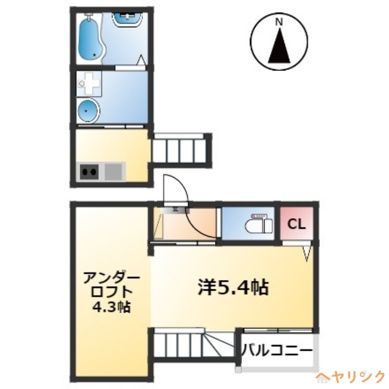 プレミア清水の間取り