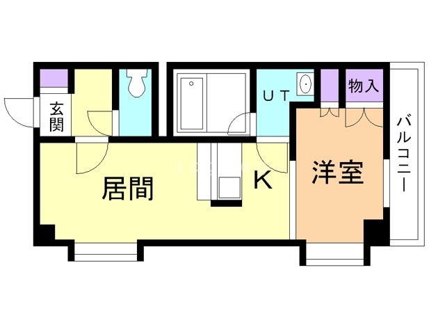 サンセット東８・２の間取り