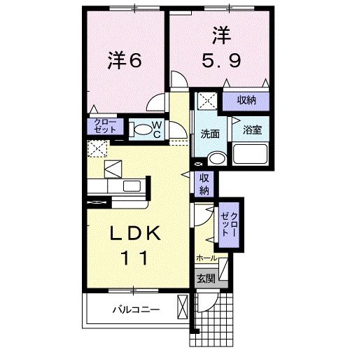 【鶴見スクエアIIの間取り】