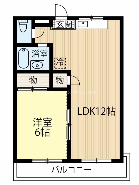 上尾市小泉のアパートの間取り