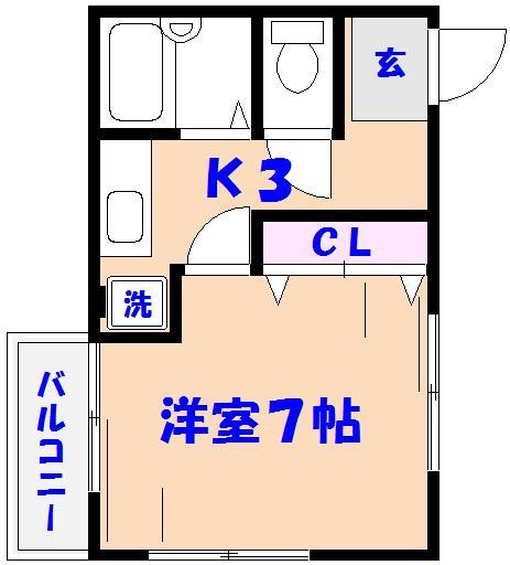 ヴェルジュ市川の間取り