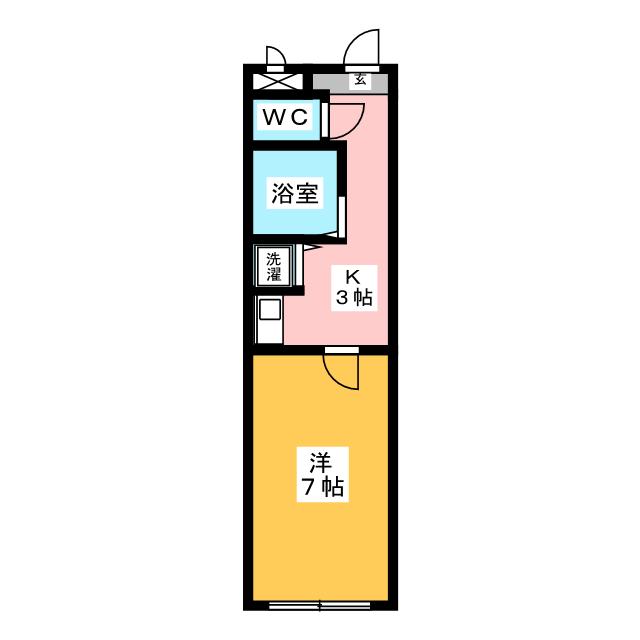 コーポ桑山の間取り