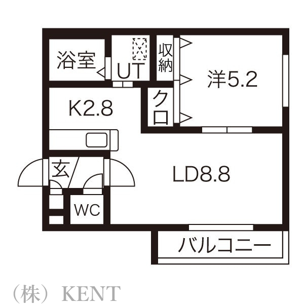 コムズ宮の沢の間取り