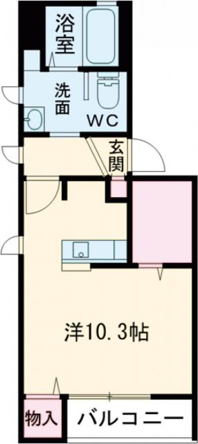 桑名市長島町福吉のアパートの間取り