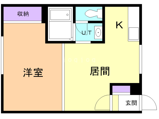 エーコーエミールたかすの間取り