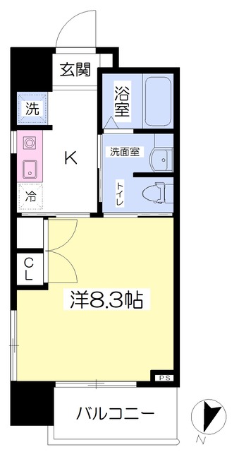 プラージュ古清水の間取り