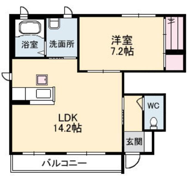 シャーメゾン・千歳　Ｂ棟の間取り