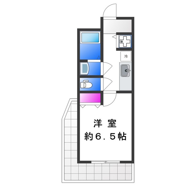 リバーサイド金岡　五番館の間取り