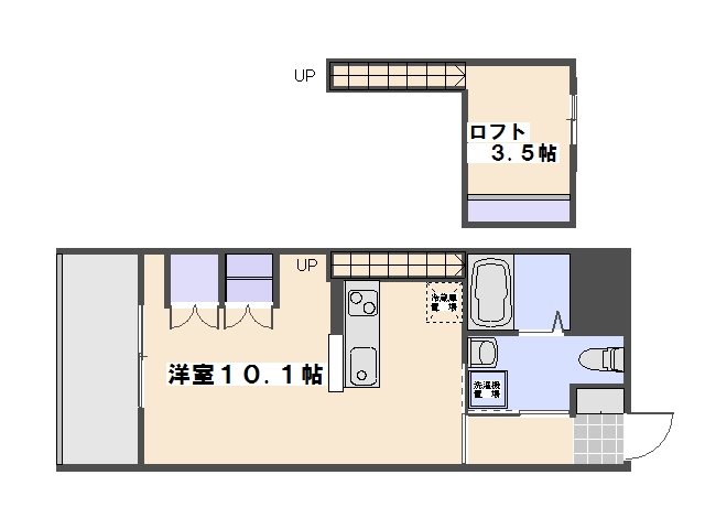 ロフティ五日市の間取り