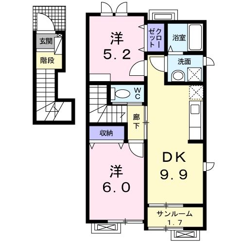 ラヴェールの間取り