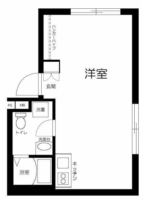 Brondby西早稲田の間取り