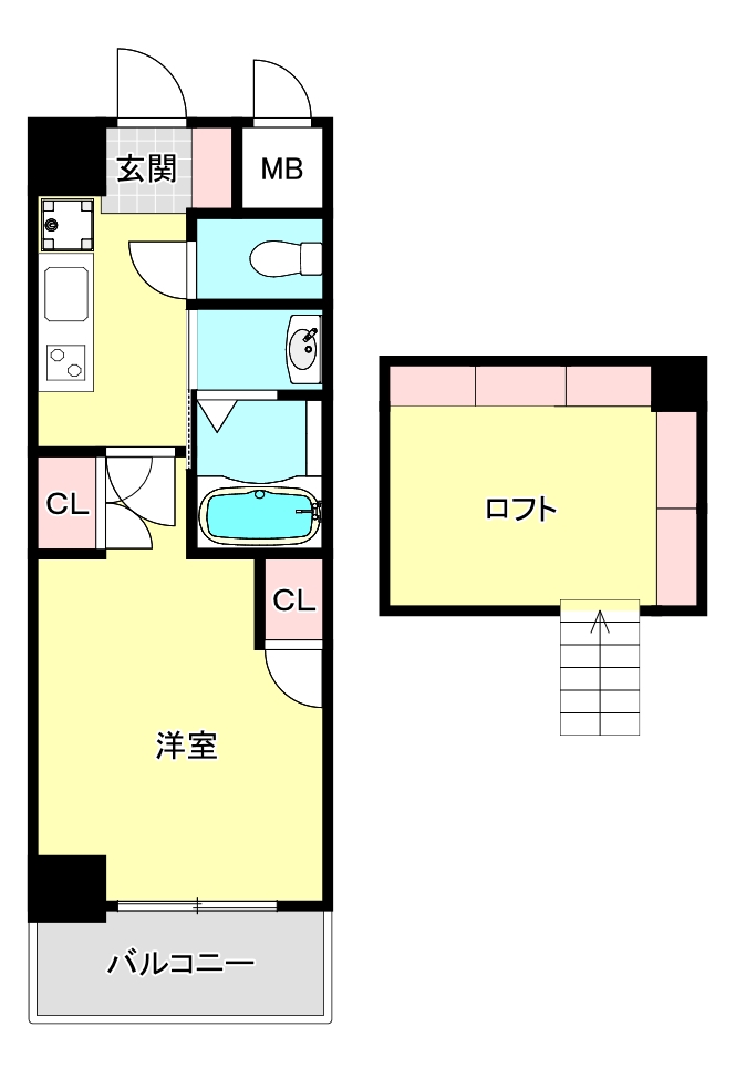 エスペランサセキガネ六甲道の間取り