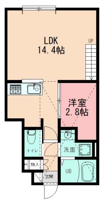 （仮）十日市場新築ＡＰの間取り