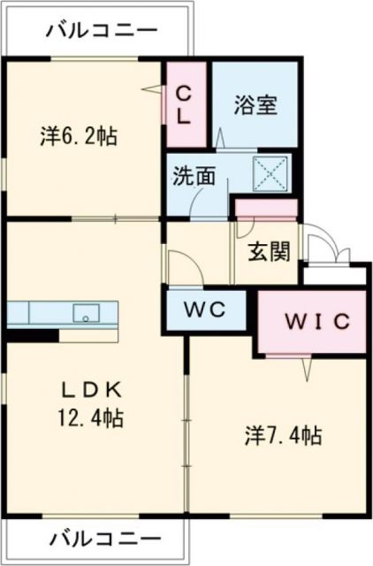 コンフォールＺＥＮ Ｓ棟の間取り