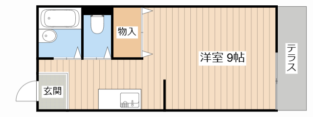 長浜市南呉服町のアパートの間取り