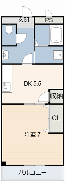 安城市今本町のアパートの間取り