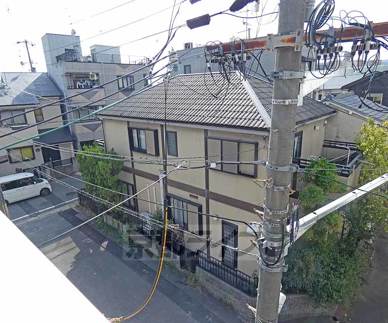 【京都市伏見区淀池上町のアパートの眺望】