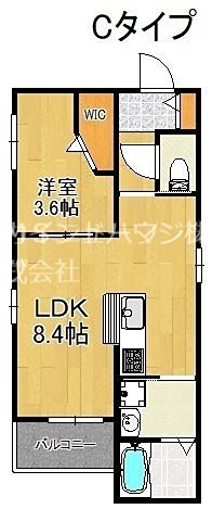 セジュール本町の間取り