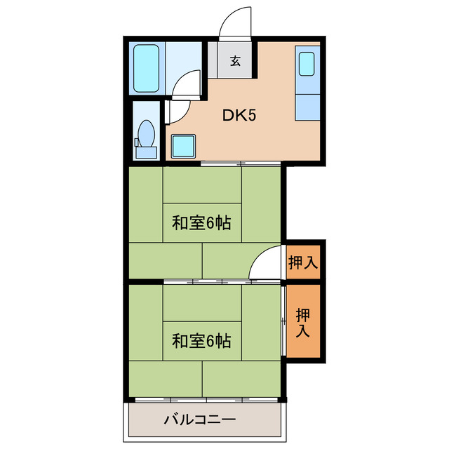 メゾンダイショウの間取り