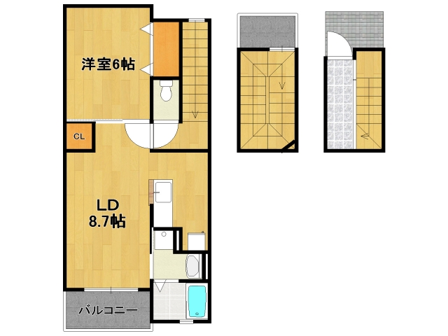 グラシア池尻の間取り