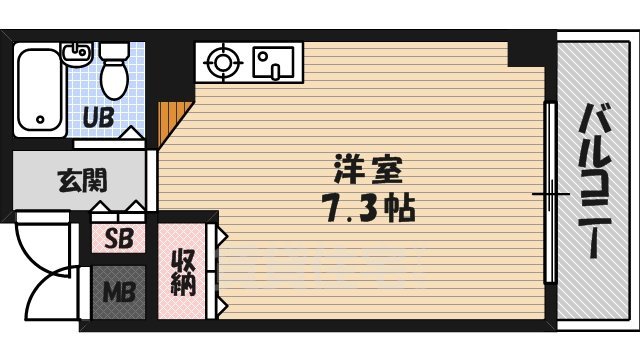 カルム白島の間取り