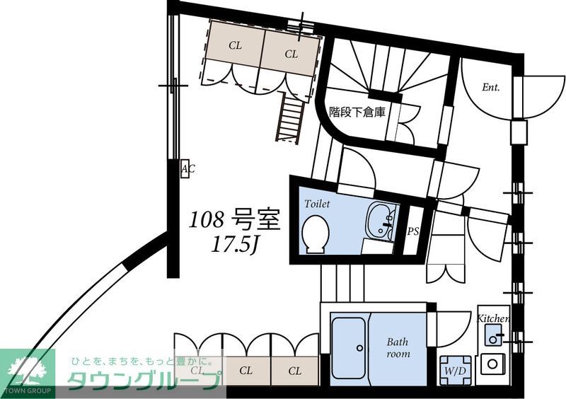 大田区大森北のマンションの間取り