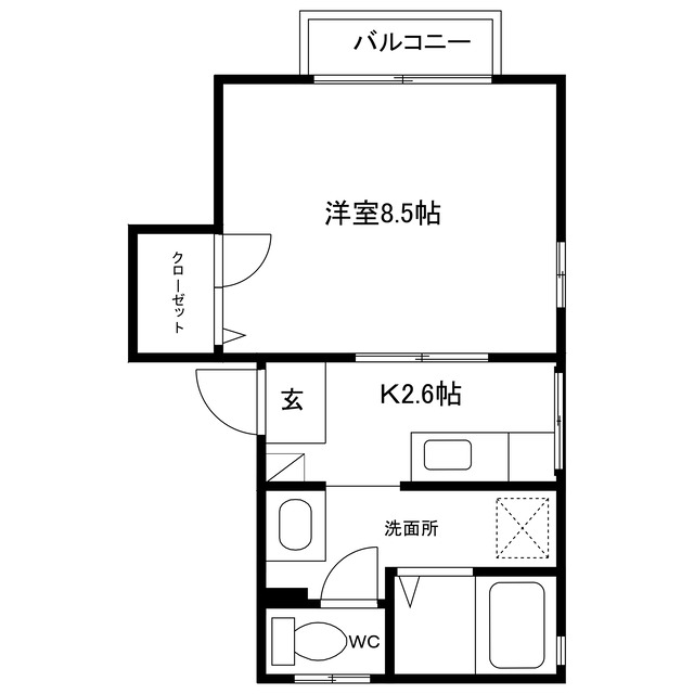 キャメロット１１棟の間取り