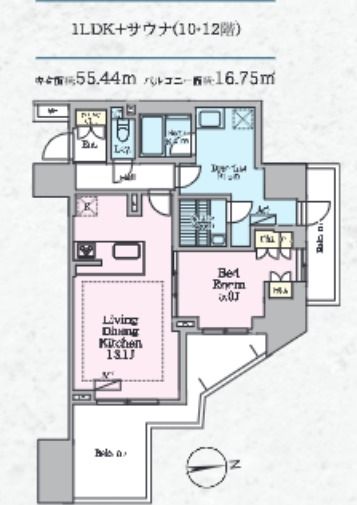 ラグゼナ八王子寺町の間取り