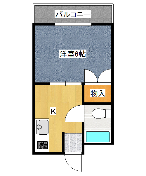 ハイツ加賀の間取り写真