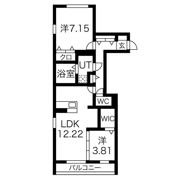 シャルムソレイユI番館の間取り