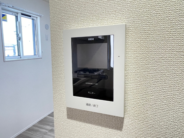 セキュリティ　モニター付きインターホンです