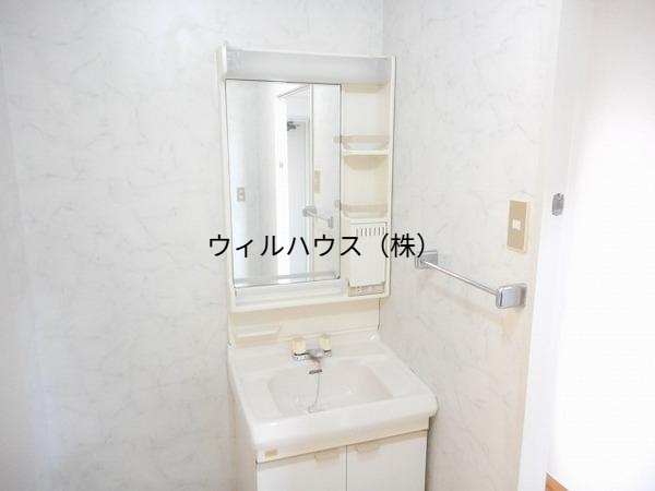 洗面設備　独立洗面台！