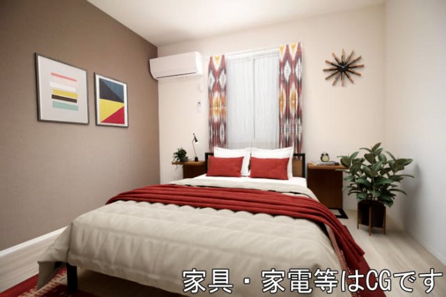 居室・リビング　洋室【家具・家電はCG】