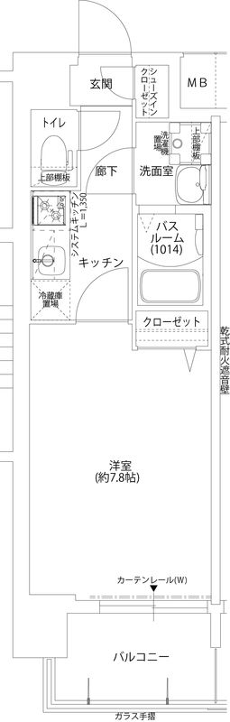 レジデンス塚本クラージュの間取り